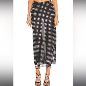 NBD Zenni Skirt in black and silver - new with tags!